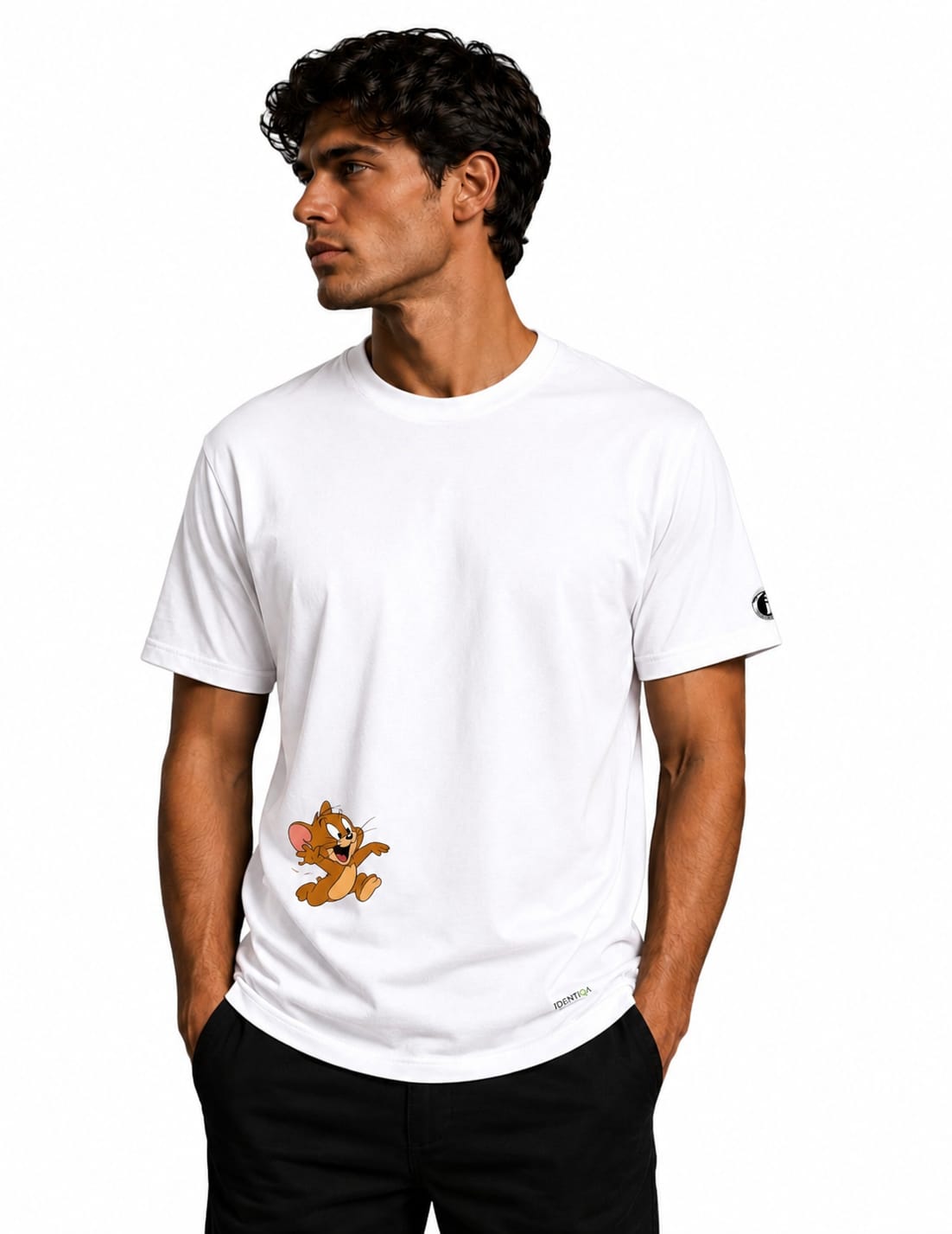 IDENTIQA™️ Tom & Jerry Chase Edition T-Shirt-White