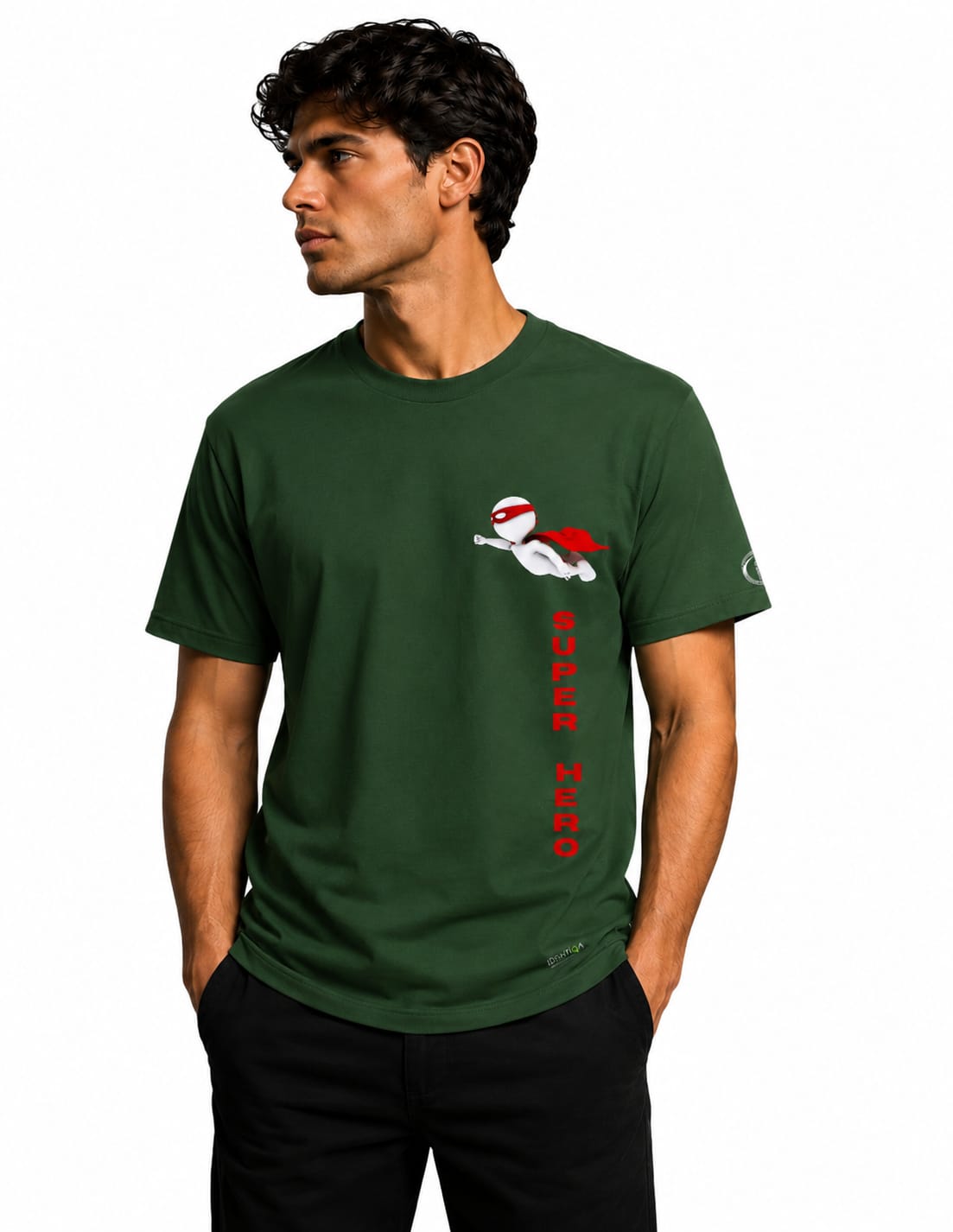 IDENTIQA™️ Superhero Chase Edition T-Shirt-Olive Green